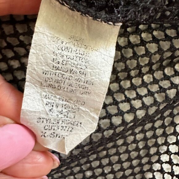 Riot Queen Mesh Top Gothic Crop Kawaii Japan Don’t Kill My Vibes Oversized - Picture 5 of 16